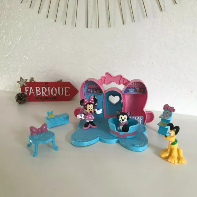 👿 Jouet Figurine Salon de Toilettage Maison Minnie Disney Mattel 2010