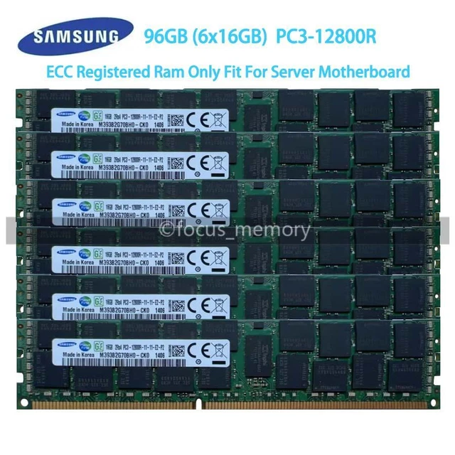 Memoria Server 128gb Ddr3 Kit Memoria RAM 128 GB (8x16 GB) DDR3 PC3-8500R ECC Registered Per Server Dell PowerEdge R510 - Garanzia A Vita 8 Moduli 16gb Ddr3-1066