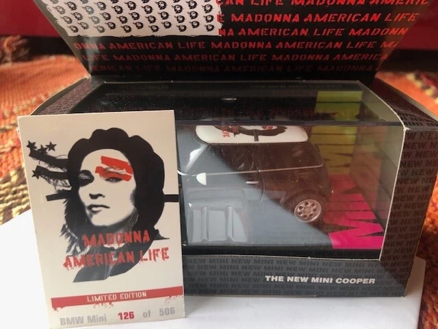 MADONNA - AMERICAN Life - Rare Corgi Mini Cooper UK Promo