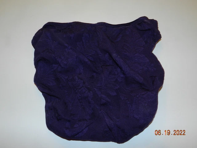Victorias Secret VTG 80s Gold Label Silky Bikini Panties M/6 lace trimmed second
