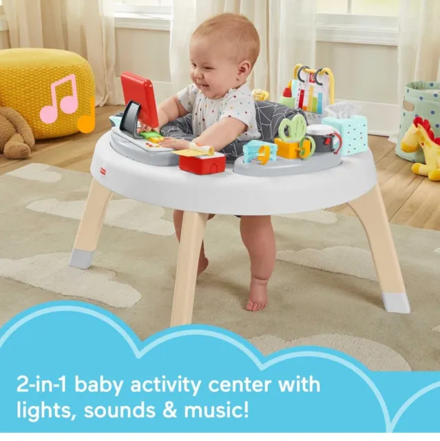 Fisher-Price Baby to Toddler Learning Toy 2-in-1 Like a Boss Activity Center