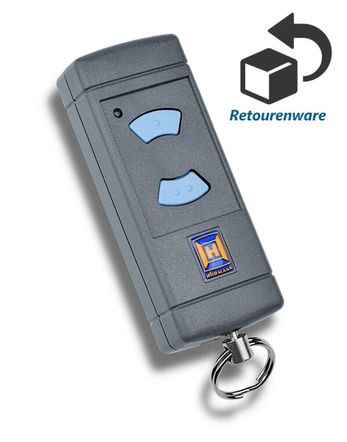 Emetteur HSE 4 BS Hörmann, Pour Porte De Garage, Brillant Chromé Blanc