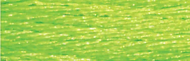 Paquete de 6 hilos bordados de efectos de luz DMC 8,7 yardas verde neón 317W-E990