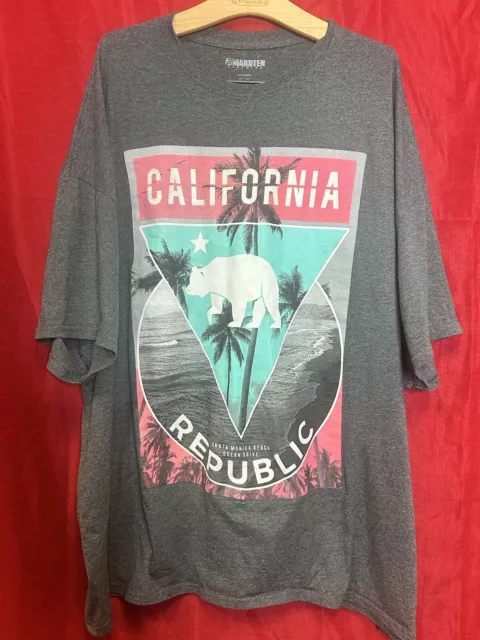 California Bear Republic Men’s grey T Shirt Size 5x