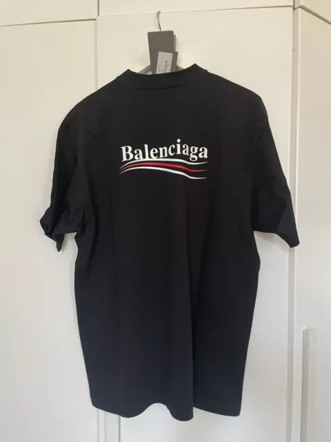 T SHIRT BALENCIAGA TSHIRT uomo Taglia L Nera VESTE over Size EUR 70 00 PicClick IT