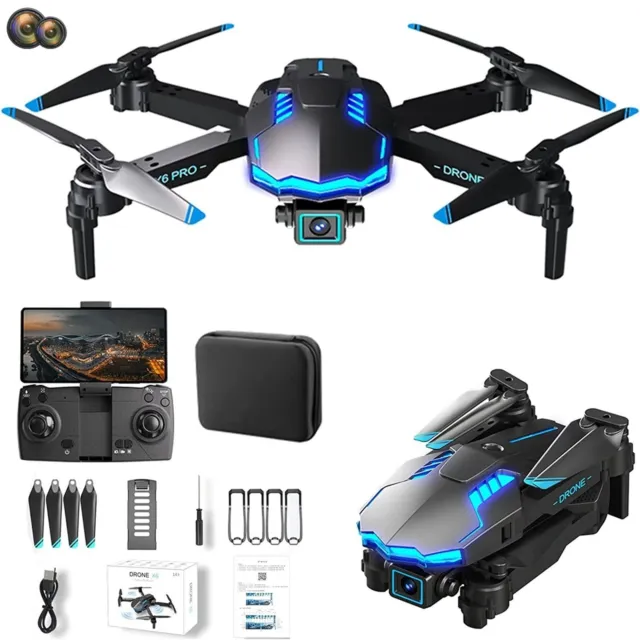 Drone With 4K Dual Cameras Suitable For Kids And Adults OpticalFlow Positioning