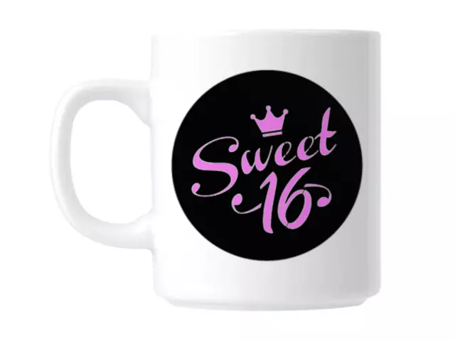 Happy Birthday Sweet16 Novelty Gift Mug