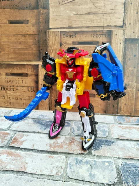 Megazord Power Rangers Ninja Steel – Bandai Deluxe 2016 – 20 Cm – Robot Articulé – Vintage