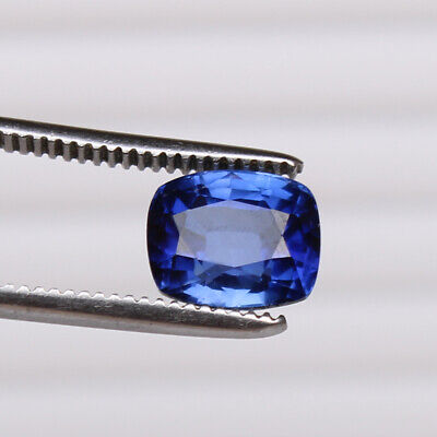Naturale Zaffiro Blu Ceylon Fiordaliso 6.15 CT Ovale Sfuso Certificato Gemme 