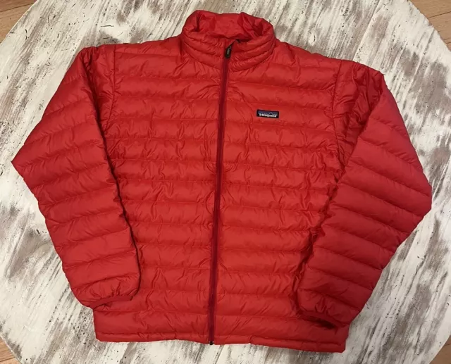 Patagonia Down Sweater Jacket Red Mens - Size Large - Amazing Condition