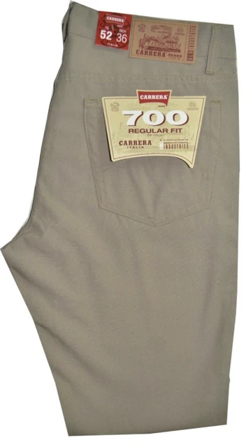Pantalon Homme Carrera Jeans Futaine Bleu - Taille 46 à 62, Coupe Classique 5 Poches - Neuf Avec étiquette