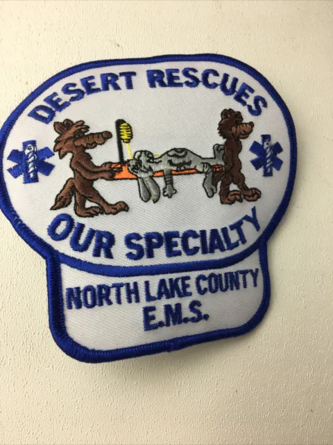 North Lake County E.M.S. Desert Rescues Patch