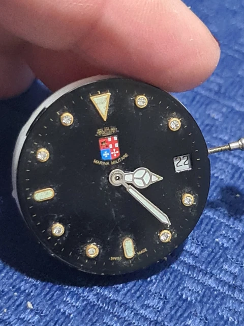 Montre Plongeuse Walter Mitt Sea Diver Automatique - Boîtier Acier 38 Mm, Cadran Bleu, Neuf Avec étiquettes