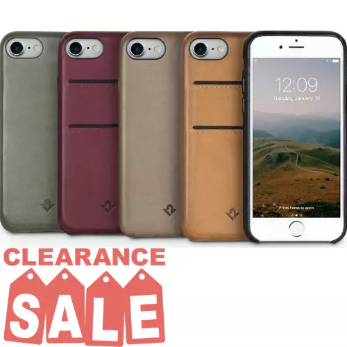 Twelve South Relaxed Leather Case Cover Skin iPhone 8+ 7+ 6+ 8 Plus 7 Plus 6Plus