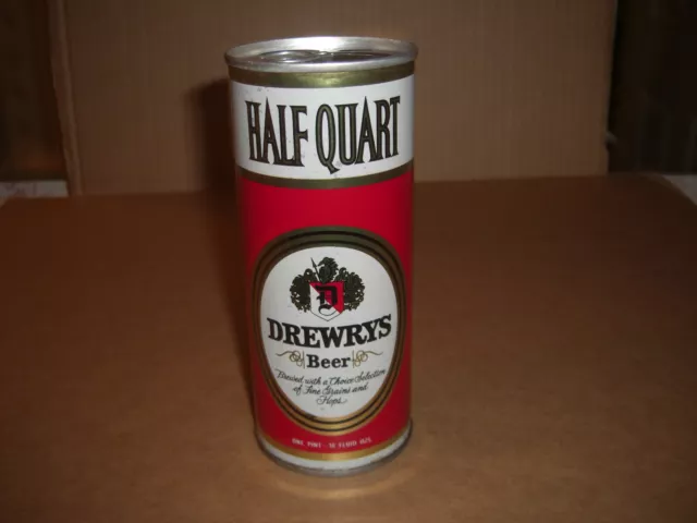Drewrys Beer Half Quart Can S/S