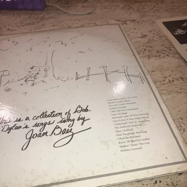 Joan Baez ‎Any Day Now 2 LP Vinyl Vanguard  VSD 79307 Gatefold Bob Dylan 1968