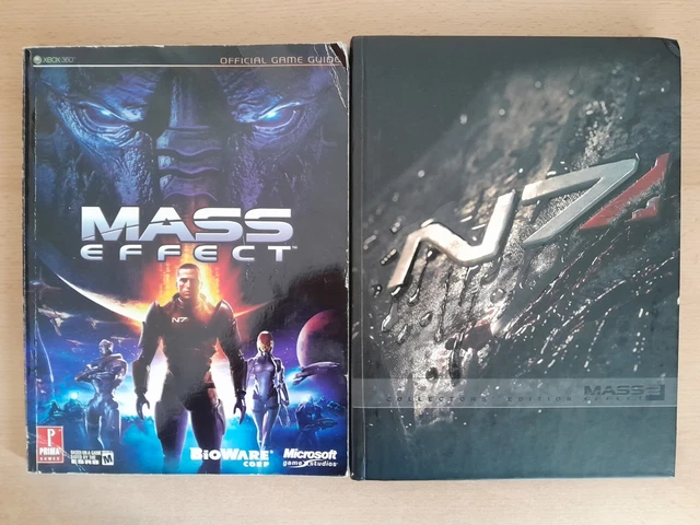 Mass Effect 1 (Prima) & 2 (Hardback) Official Strategy Guide Bundle