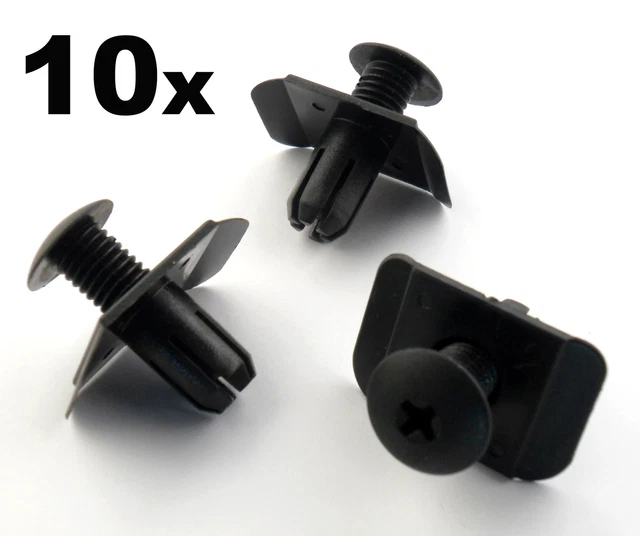 10 Clips Fixation Pare-chocs Arrière Pour VW Caddy - Références OEM Volkswagen