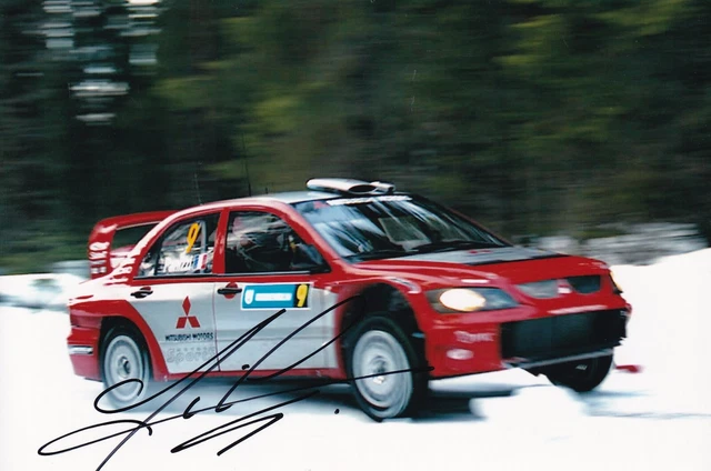 Photo Ancienne – Gilles Et Hervé Panizzi – Peugeot 206 WRC – Action Rallye WRC