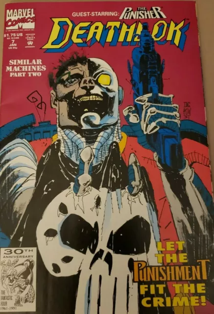 VINTAGE Marvel Comics ~ DEATHLOK ~ Vol 1 No. 7 ~ January 1992 ~ MINT