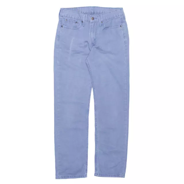 Pantaloni da uomo LEVI'S 514 sottili in cotone dritto blu L30