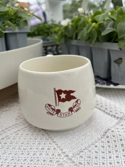 TITANIC WHITE STAR LINE Authentic Reproduction Ceramic Coffee Mug Cup 3rd Class