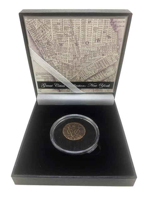 American Colonial Collectible Coinage - Certified Authentic 18th Century Duit