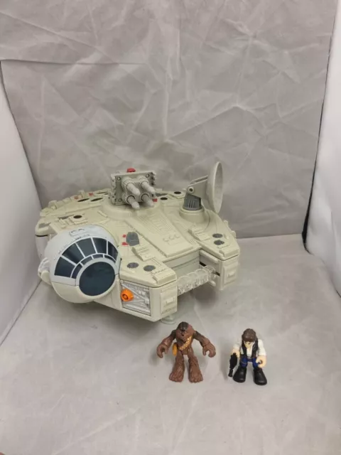 Star Wars Playskool Galattico Heroes Pacchetto Millennium Falcon E Personaggi