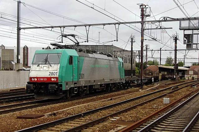 F10 6x4 Glossy Photo SNCB Class 28 2801 @ Antwerpen Berchem