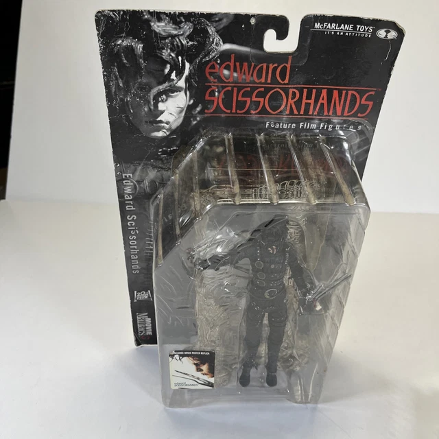 Edward Scissorhands Action Figure NEW Sealed VTG McFarlane Toys (Johnny Depp)