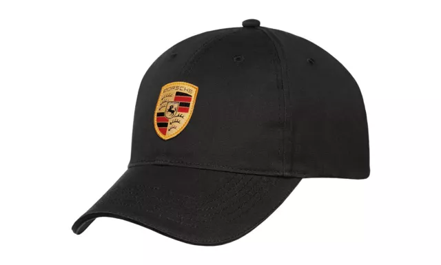 Original Porsche Cap Baseball-Cap Mütze Kappe Wappen Logo schwarz