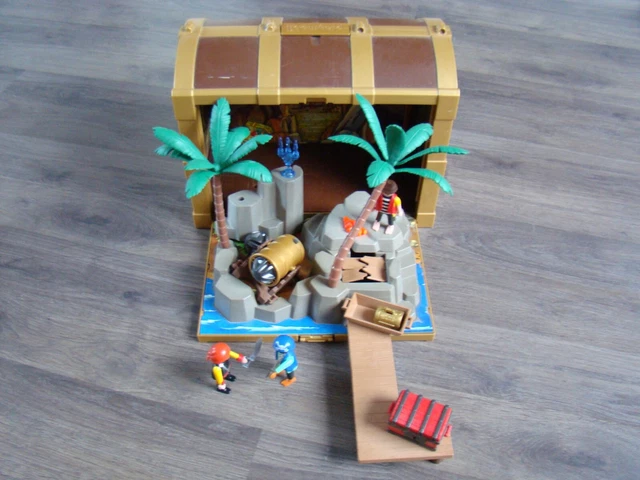 PLAYMOBIL PIRATEN SCHATZTRUHE zum mitnehmen Piratenkoffer EUR 28,99 ...