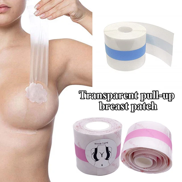 Adesivo Per Copricapezzoli Per Reggiseno A Forma Di Seno Push-Up In Rotolo A