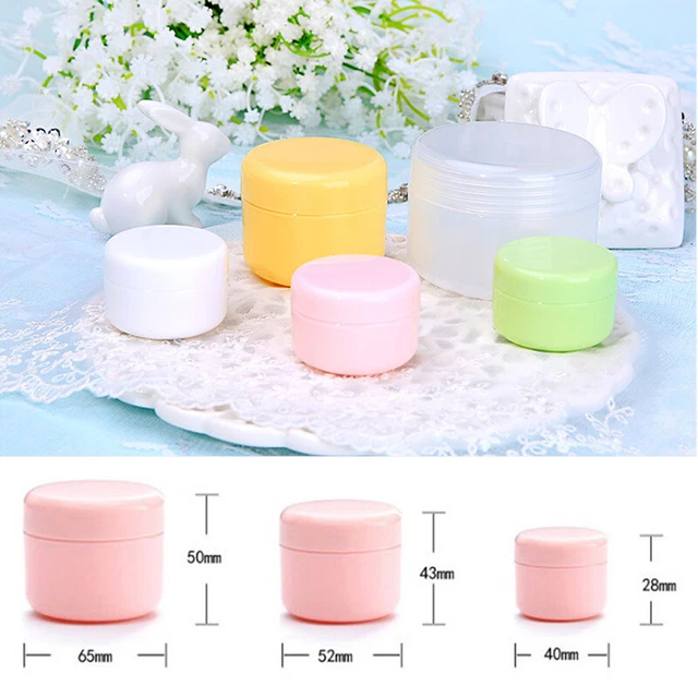 20/50/100G COSMETIC EMPTY Sample Container Jar Makeup Face Cream ...