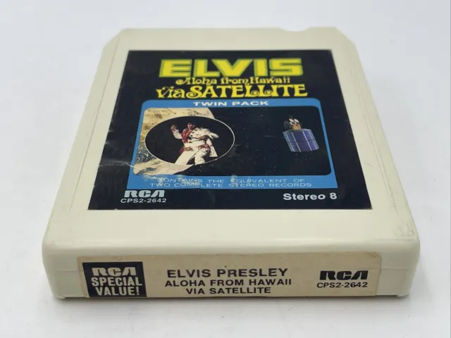Vintage Elvis Aloha From Hawaii Via Satellite 8 Track Cassette Tape