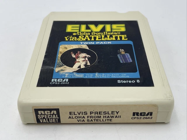Vintage Elvis Aloha From Hawaii Via Satellite 8 Track Cassette Tape