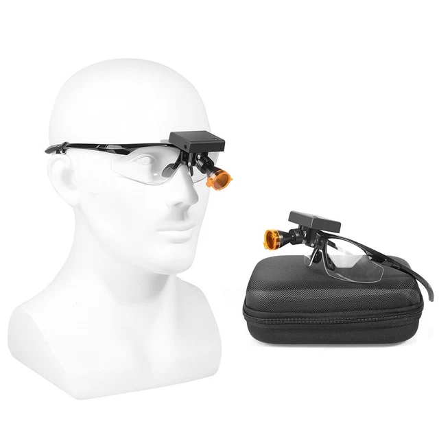 5W Wireless Headlight LED Lamp & Glasses All In one Set Optical Filter DY-011-F