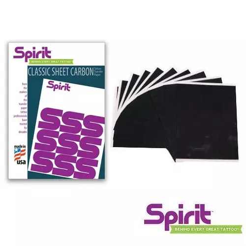 Spirit Manual Tattoo Carbon Paper x 25 -Authentic A4 Hectograph Stencil Transfer