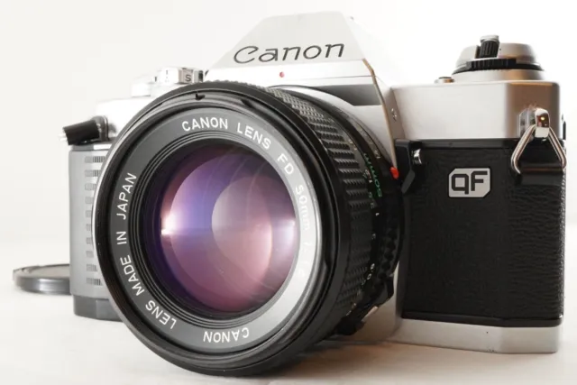 CANON AL-1 QF + NEW FD 50mm F1.4 SLR 35mm Film Camera from Japan #7876
