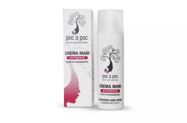 POC A POC Crema Mani Nutriente 30ml Con Estratto di Fragole, Burro di Karitè