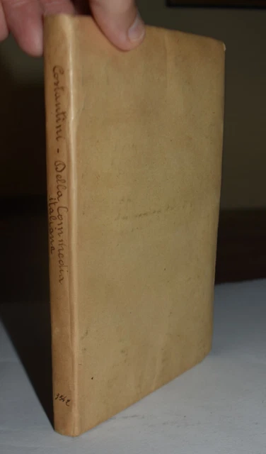 DELLA COMMEDIA ITALIANA - ediz. 1752 - Costantini - RARO