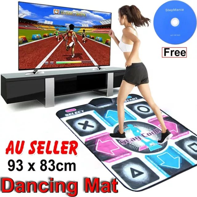 USB Dancing Mat Step Blanket Dance Mat Pad Non-Slip For PC TV AV Video Game