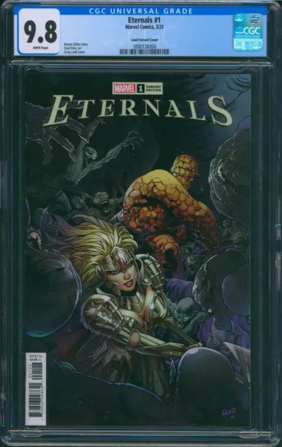 Eternals #1 Land Variant Cover CGC 9.8