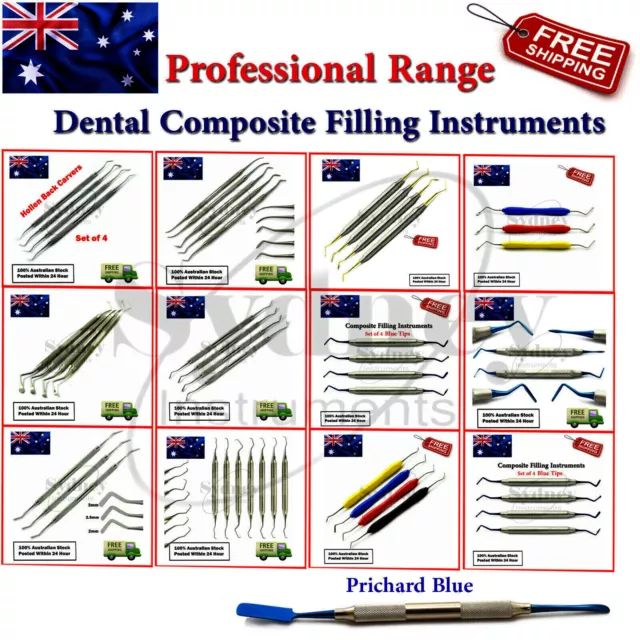 Dental Composite Filling Instruments Amalgam Flat Plastic Restorative Placement