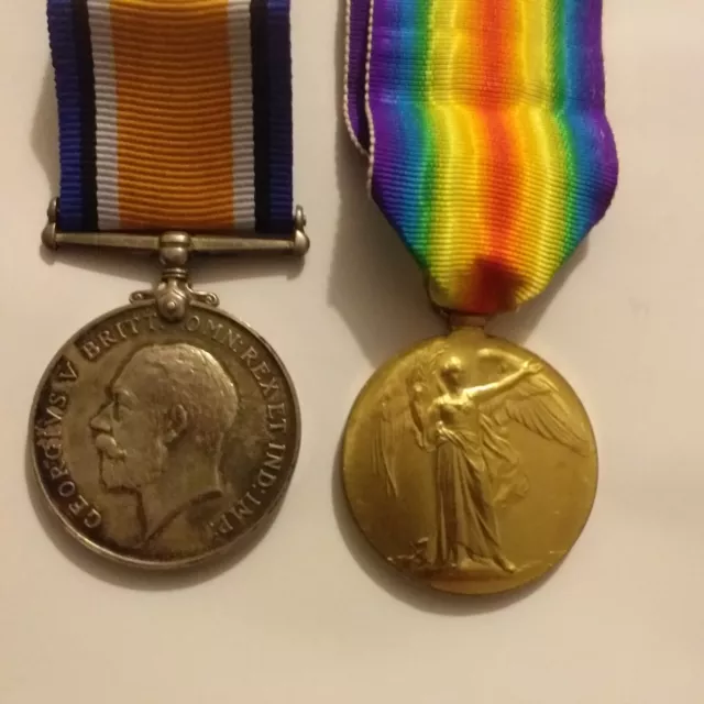 Ww1  British Pair Medals