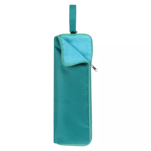 Umbrellas Bag Carry Bag 4.9"x14" Portable Wet Umbrella Sleeve Pouch Blue Green