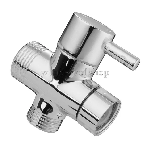 3/4'' 3 WAY Shower Diverter Valve Converter Valve Converter Bathroom £