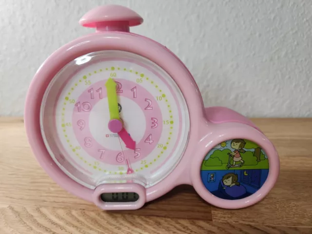 Claessens' Kids Kid'Sleep My First Alarm Clock and Sleep Trainer Pink