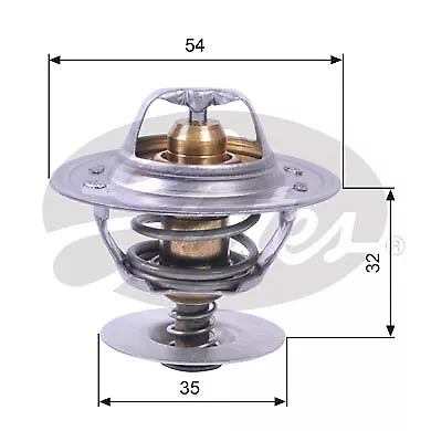 THERMOSTAT COOLANT FOR VW GOLF/I/Cabriolet/II/Mk/III/IV/PLUS/CITI/Van/VAN NEW 2