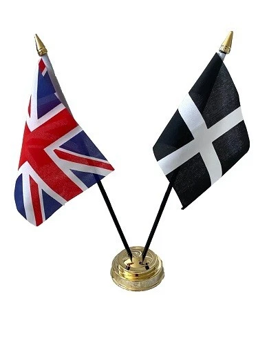 Cornwall Flag, Cornish Flag,Eyelet In Every Corner, Flag Of St Piran, St Ives Flag, Premium - Foto 3